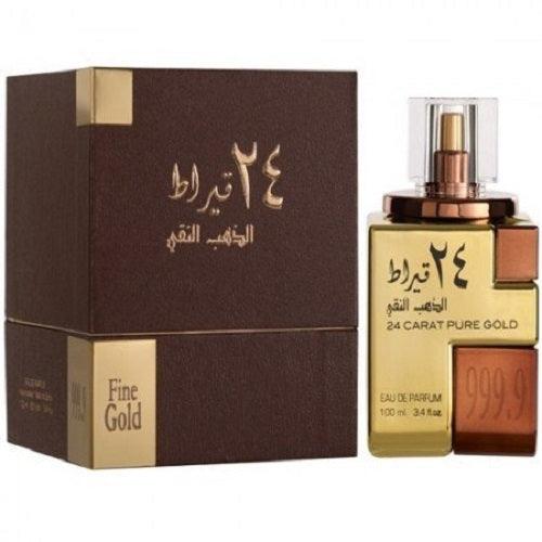 Lattafa 24 Carat Pure Gold EDP Arabian Perfume 100ml - Thescentsstore